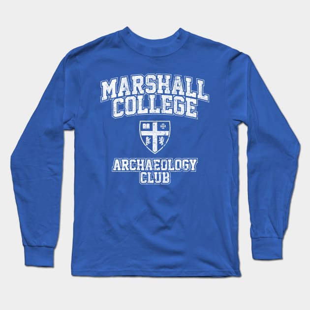 Marshall College Archaeology Club Long Sleeve T-Shirt by huckblade